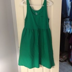 Emerald Green Gap dress